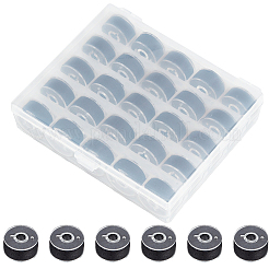 25 Stück Polyester-Nähgarn mit transparenten Spulenbox-Sets&nbsp;SENE-WH20003-001C