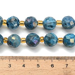 Perles de cristal de géode druzy naturelles électroplaquées&nbsp;G-F833-P01-10mm-05