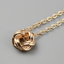 Halskette mit Anhänger aus 304 Edelstahl für Damen&nbsp;LS-NJEW-WH0022-11A-G