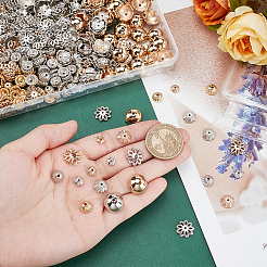 600 шт. 12 стиля ccb пластиковые колпачки для бусин&nbsp;FIND-UN0009-97