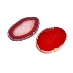 Gefärbte und erhitzte natürliche Achat-Scheiben-Cabochons&nbsp;GG-CBAAF67-01H