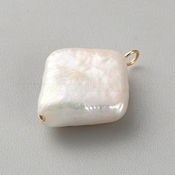 Подвески из натурального барочного жемчуга кеши&nbsp;KK-CJC0025-001G-08