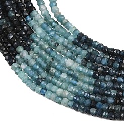 Natürliche blaue Turmalinperlenstränge&nbsp;G-B088-D12-01