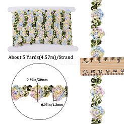 Кружевная отделка из полиэстера с цветочным принтом&nbsp;OCOR-GF0003-18A