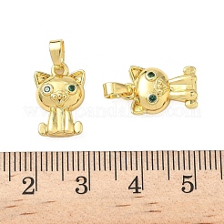 Pendentifs en laiton zircon cubique pavé&nbsp;KK-H076-10G
