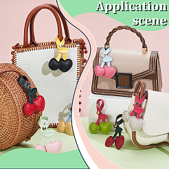 8 шт. 8 стиля подвесных украшений из искусственной кожи&nbsp;AJEW-GA0008-42