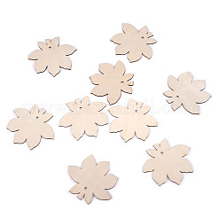 Неокрашенный деревянный большой кулон&nbsp;X-WOOD-TA0002-19