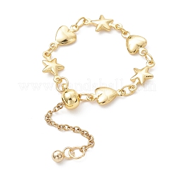 Регулируемые латунные кольца для пальцев&nbsp;RJEW-JR00961-03