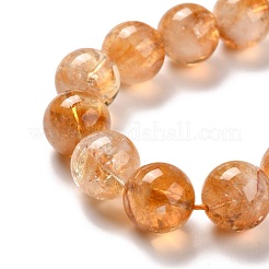 Природный цитрин шарик нити&nbsp;G-P466-01A