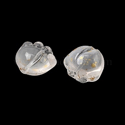 Прозрачные стеклянные бусины&nbsp;GLAA-D304-02J