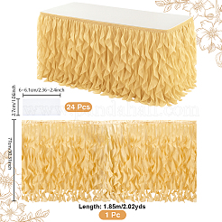 Tischrock aus Polyester&nbsp;AJEW-WH0596-542