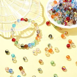 200шт 13 цвета прозрачные гальванические стеклянные бусины нити&nbsp;EGLA-CJ0001-25