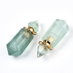 Граненые подвески из натурального флюорита&nbsp;G-T131-15F