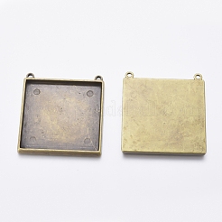 Colgante de estilo tibetano cabochon ajustes&nbsp;MLF11211Y-NF