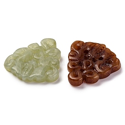 Резные подвески из окрашенного натурального нефрита сюянь&nbsp;G-M195-02