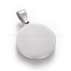Pendentifs en acier inoxydable 304 émaillés&nbsp;STAS-E439-90U-P