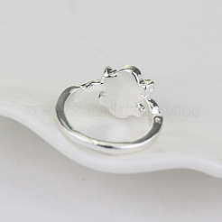 Кольца из сплава с натуральным лазуритом&nbsp;FS-WGF3EDB-01