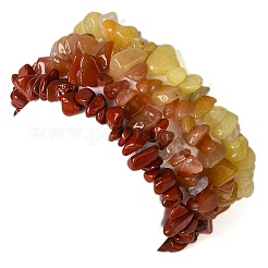 4 set di bracciali elastici con perline di pietre preziose&nbsp;BJEW-JB11179