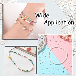 1280 шт. 8-х цветные непрозрачные стеклянные бусины&nbsp;SEED-CJ0001-24