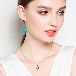 24шт. 6 комплекта подвесок из синтетической бирюзы&nbsp;G-AR0005-22