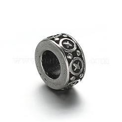 Распорные бусины из нержавеющей стали 304&nbsp;STAS-O080-63