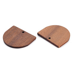 Pendentifs en bois de noyer naturel&nbsp;X-WOOD-N011-010