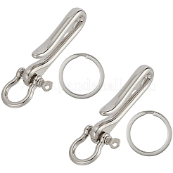 2 шт. латунные застежки-крючки в тибетском стиле&nbsp;FIND-SC0016-53