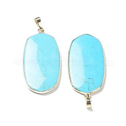 Synthetik Blau Türkis Anhänger&nbsp;G-K338-05E