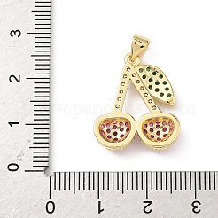 Латунные микро проложить кубического циркония подвески&nbsp;KK-B141-44G-03