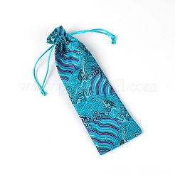 Сумка для хранения ювелирных изделий из парчи ABAG-WH0005-53