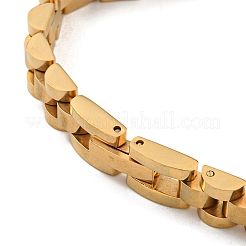 Bracelet à maillons épais en acier inoxydable 304 avec placage ionique (IP)&nbsp;BJEW-G649-10C-G