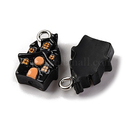 Подвески из непрозрачной смолы на тему хэллоуина&nbsp;RESI-D075-02B