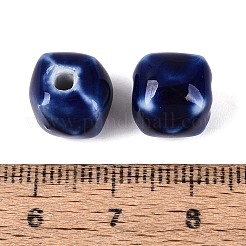 Perles de porcelaine vintage faites à la main&nbsp;PORC-N013-18-04