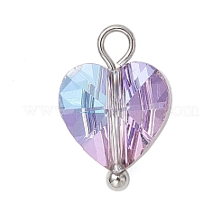 Transparente Glas Anhänger / charms&nbsp;PALLOY-JF04198-02