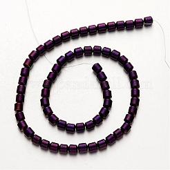 Electroplate non magnetici ematite sintetico fili di perline&nbsp;G-F300-28