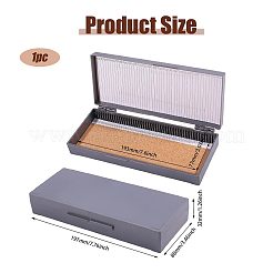Aufbewahrungsboxen für Mikroskopobjektträger aus ABS-Kunststoff&nbsp;AJEW-WH0766-55A