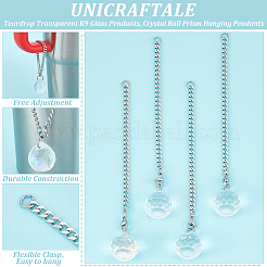 4 шт. подвесные украшения из нержавеющей стали 304&nbsp;HJEW-UN00013