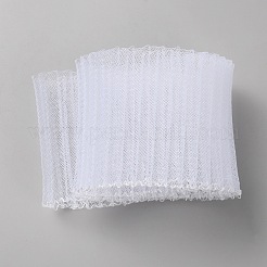 Stoff mit plissiertem Rüschenbesatz aus Kunststoff für die Dekoration von Kleidertaschen&nbsp;DIY-WH0568-54B