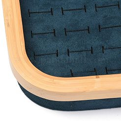 Scatole di gioielli in legno di velluto alla moda&nbsp;RDIS-B003-01