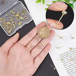 Risultati dell'orecchino della vite prigioniera dell'ottone 40pcs&nbsp;FIND-BBC0001-23