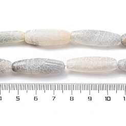 Естественные выветрившиеся агатовые бусины&nbsp;G-P570-C02-01