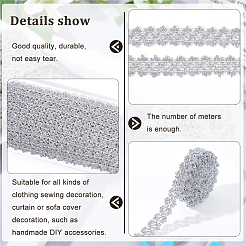Филигранная кружевная отделка из полиэстера&nbsp;OCOR-WH0074-96B