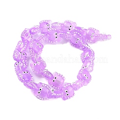 Прозрачные стеклянные бусины&nbsp;LAMP-L078-010D