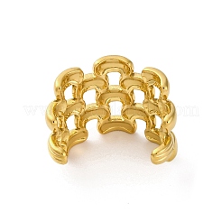 Anelli polsini aperti in acciaio inossidabile 304&nbsp;RJEW-K258-06G
