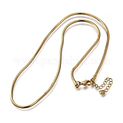 2 мм 304 нержавеющая сталь змейка ожерелья для женщин и мужчин&nbsp;STAS-V011-04D-G