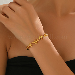 Модные латунные круглые бусины браслеты для женщин&nbsp;YB1680