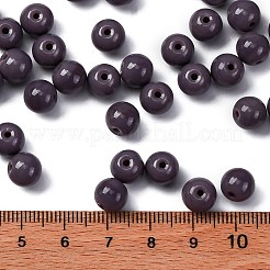 Непрозрачные цветные стеклянные бусины&nbsp;SEED-Z004-P8MM-01