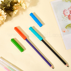 4 capuchon de crayon en silicone de 4 styles&nbsp;AJEW-GF0011-51B