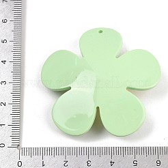 Большие подвески из непрозрачного акрила с принтом&nbsp;LS-MACR-I035-01B