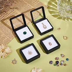 Quadratische Acryl-Displayboxen für lose Diamanten&nbsp;CON-WH0107-11A-01